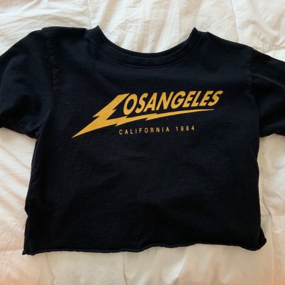 Brandy Melville Los Angeles Crop Top